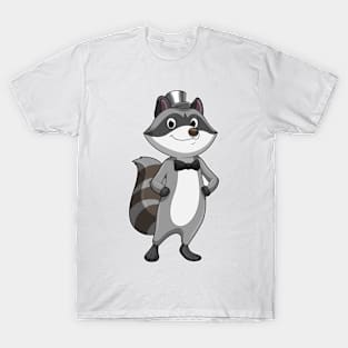 Raccoon as Groom with Tie T-Shirt